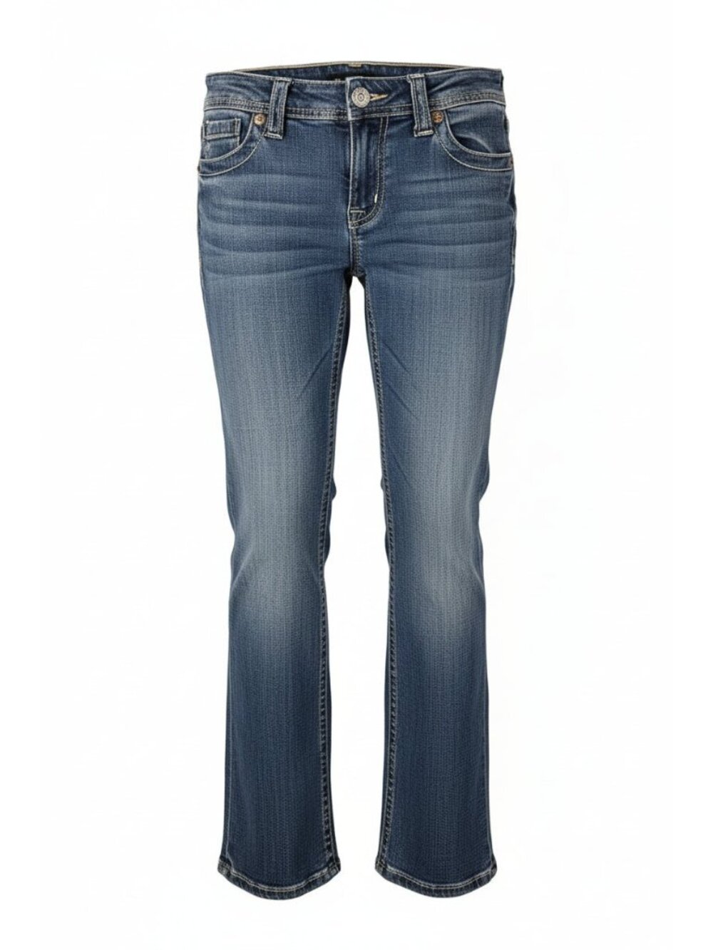 Miss Me Jeans Women's 27 Short Sequoia Straight Leg 28" Inseam -- ITEM #2499
